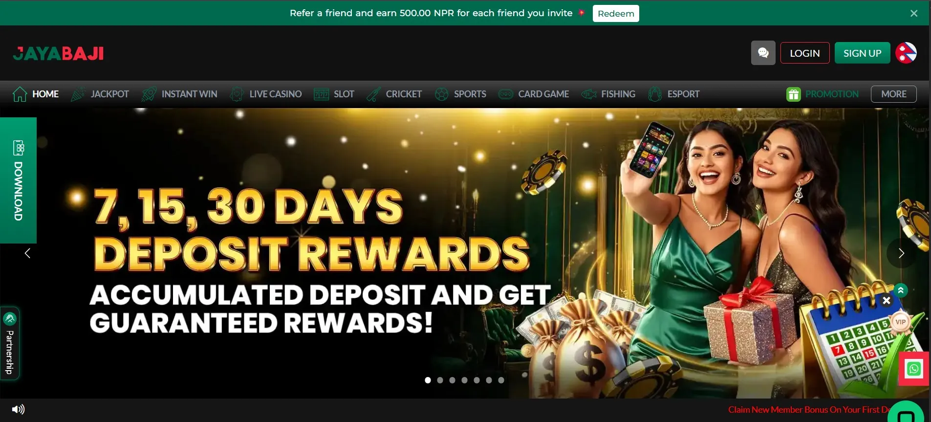 Jayabaji Nepal Online Casino